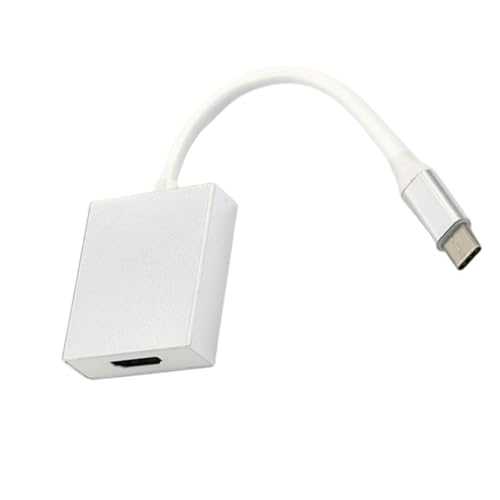 Lerpwige Adaptador USB C a Hdmis 4K, diseño de aluminio, para smartphones, tabletas, portátiles, televisores, monitores, conectividad, enchufes y cable adaptador HDMI Play Lerpwige Adaptador USB C a Hdmis 4K, diseño de aluminio, para smartphones, tabletas, portátiles, televisores, monitores, conectividad, enchufes y cable adaptador HDMI Play