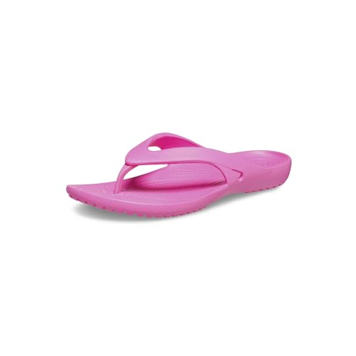 Crocs Chanclas Kadee II para mujer, sandalias para mujer, Rosa eléctrico, 33 EU