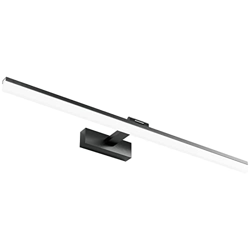 Klighten Lámpara LED de Espejo 24W 1170LM Lámpara de espejo Aplique Blanco Frio 6000K Luz natural...