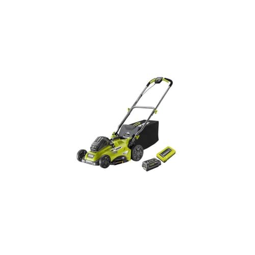 Tondeuse poussée RYOBI 36V - Coupe 40cm - 1 Batterie 5,0Ah - 1 Chargeur - RLM36X41H50G
