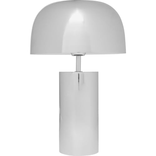 Kare Design Tischleuchte Loungy, Chrom, 38x25x25 cm, Tischlampe, Schreibtischlampe, Nachttischlampe, Leuchtmittel nicht inklusive, Wohnzimmer