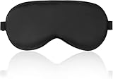 Inertop Comfort Sleep Mask, Deep Rest Light Blocking Eye Mask for Side Sleepers, Travel, Yoga, Lightweight, Soft and Contoured for Ultimate Rest (Black)