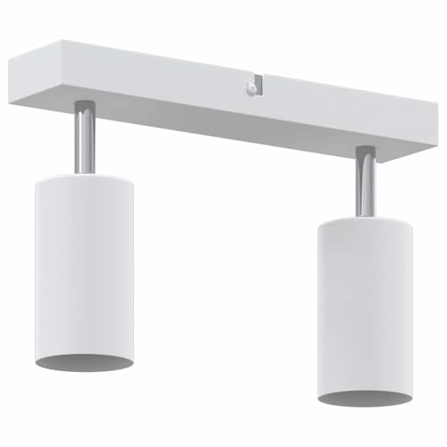 Spot de plafond blanc en métal mat avec projecteur orientable design - 5