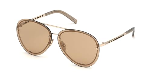 Tod's Gold Aviator Ladies Sunglasses TO0248 32E 63