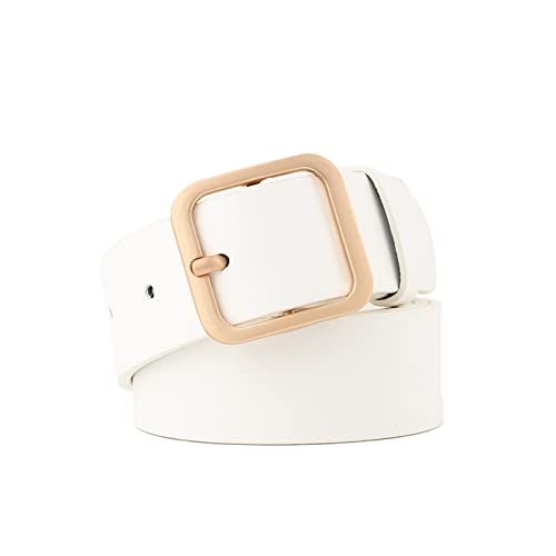 Fashion Leather Belt For Women Square Pin Buckle Belts Ladies Dress Jeans Belt Girls Waistband Belts