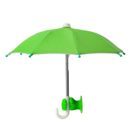 paraguasdel teléfono - de sol del teléfono móvil, paraguasen forma de puño | Tabla de protección contra tabletas a prueba de agua y viento con puños de viento para, verde, Se référer au descriptif
