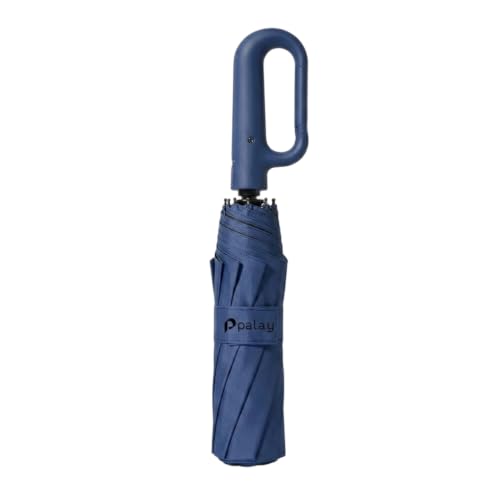 Image of PALAY Umbrella for Rain Auto Open Windproof Waterproof Umbrellas One-Button Open Folding Travel Umbrella with Aluminum Alloy Shaft, Fiberglass Ribs &Wide Strap