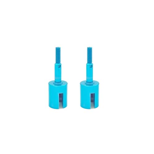 RC�����p�A�N�Z�T���[ For Tamiya For TT01 TT01E For TT02 For TT02B 51006 9005713 1/10 2PCS �A���~�z�C�[�� �A�N�X�� �J�b�v RC�J�[ �A�b�v�O���[�h�p�[�c(Blue)