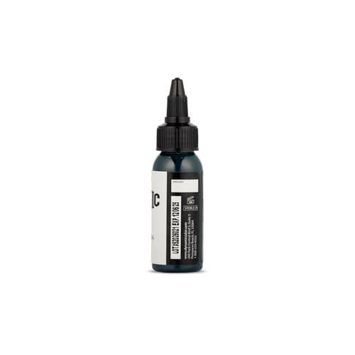 Image of Dynamic Color Green Tattoo Ink, Made in USA Since 1990, 1 oz | Sterilized and lot-numbered for full traceability; established American brand trusted by artists worldwide