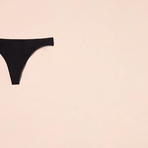 Amazon Essentials Women's Cotton Thong Knickers, Pack of 6