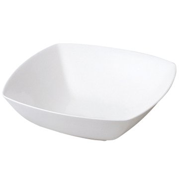 NARUMI ボウル 皿 スタイルズ ホワイト 対角28cm スクエア 電子レンジ温め 食洗機対応 50481-3410