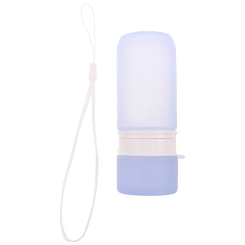 Beaupretty Aplicador de Loción Espalda de Silicona Portátil, Botella Roll-on Recargable Prueba de Fugas para Viaje y Uso en Baño