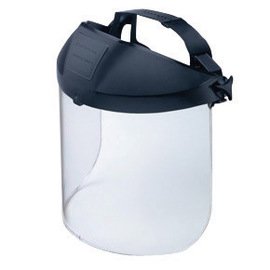 Honeywell 11340145 Protecto Shield Prolock Headgear Pinlock, Polycarbonate Visor, Clear (Pack of 10)