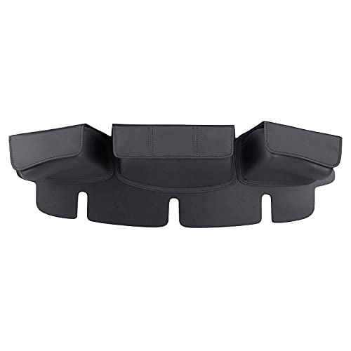 YDLMT Windshield Bag Batwing Fairing Storage Pouch 3 Pocket Bag Compatible With Harley Touring Electra Glide Street Glide FLHT FLHTC FLHX FLHTK 1996-2013