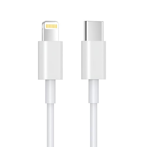 Image of ZYBUX 20W Usb C To Lightning Cable 3Ft Type C Charger Fast Charging Cord Compatible For Apple iPhone 14 /14 Pro /14Pro Max /13 /13 Pro /12 /12 Pro /11 /11 Pro /Xr /Xs /X /8 /8 Plus /7 /7 Plus Power Delivery Cord,White