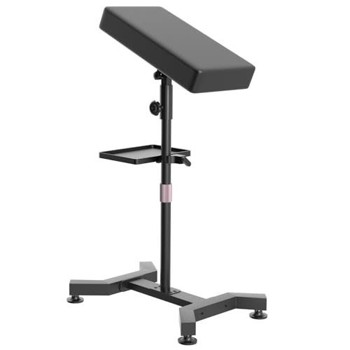 ZHOOGE Tattoo Armrest Stand with Tray for Tattoo Studio Supplies H-Base