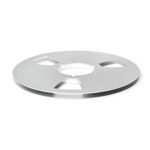 Carrete de aluminio de 10.5 pulgadas con acabado estructural de 3 agujeros mecanizados 2