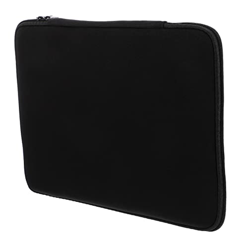 Vaguelly Funda para Portatil Bolsa Cubierta De La Caja del Ordenador Portátil Tableta Estuche para Computadora Cubierta De La Piel del Ordenador Portátil Bolso Neopreno Black