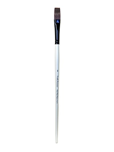 Robert Simmons - Simply Simmons Extra-Firm Synthetic Long Handle Brush - Flat - 8