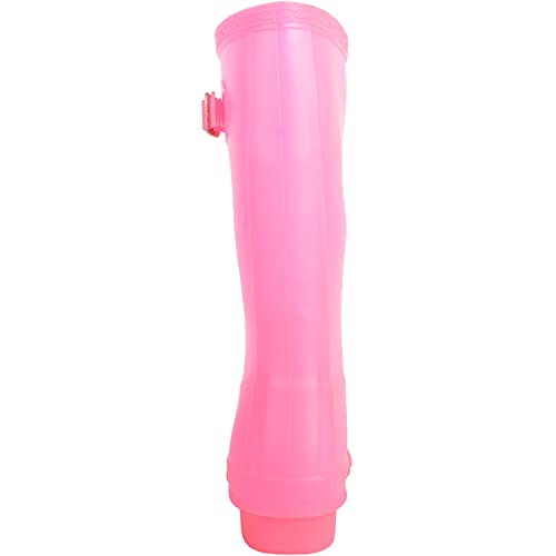 Absolute Footwear Childrens Kids Slip On Florescent Waterproof Rain Winter Welly Wellington Boots - Image 3