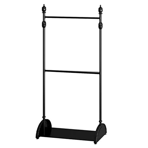 XCHSXYL Perchero de pie Estilo nórdico, Perchero de Suelo para Dormitorio, Perchero Sencillo para el hogar, Perchero Colgante de Doble Capa, Perchero Moderno Sencillo, percheros