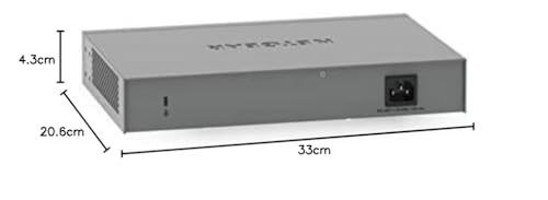 NETGEAR (MS510TXUP) Smart Ultra60 PoE Switch 10gb Ethernet | Web Manageable Pro avec 10 Ports Multi-Gigabit | 8 Ports PoE++ 295 W, 2 Ports SFP+ 10 Gigabit, Gestion Cloud Insight, Bureau ou en Rack