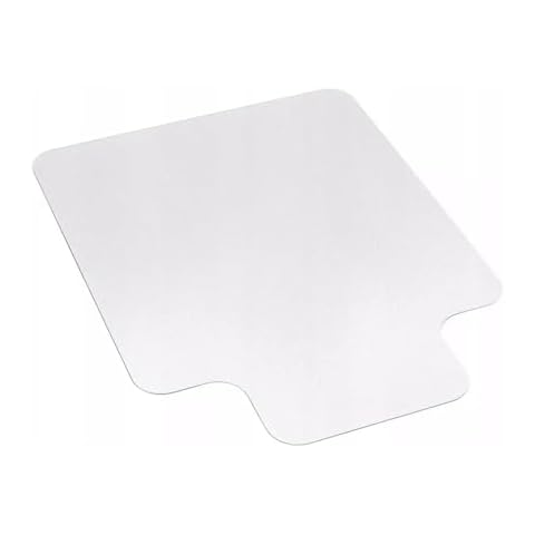 Romwish Chair Mat 48'' x 36'' Plastic PVC Gaming Office Chair Mats,Easy Glide No-Slip Floor Mat for Rolling Chairfor Hard Wood and Tile Floor Cover