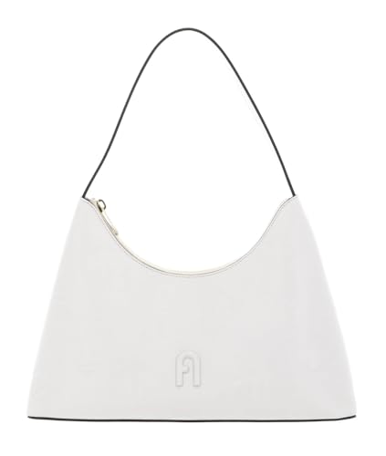 Sac épaule Furla Diamante Shoulder Bag S Marshmallow en cuir blanc