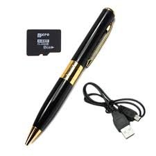 EVERYTHING IMPORTED Spy Pen with 8 GB Micro SD Card and SanDisk Card Reader Adapter for Kids and Adults (Black)