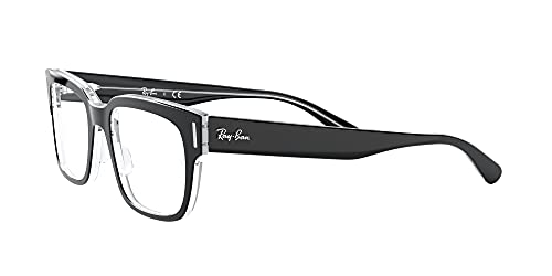 Image of Ray-Ban Men Clear Lens Square Frames - 0RX5388