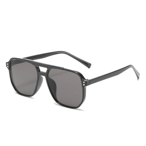Lunettes de soleil rétro UV400 tendance orange et bleu pour femmes et hommes