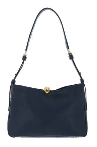 Sac à épaule Sfera Soft Furla en cuir bleu gris d'une élégance rare