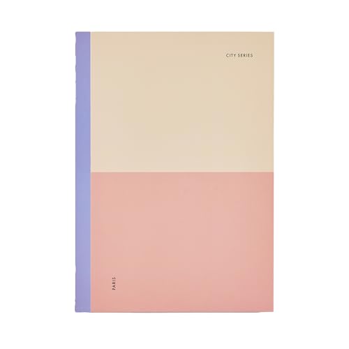 Image of City Series A4 Unruled Notebook | Softcover, 160 Pages, 68 GSM | Plain Register Notebook for Office, School & College Use | Paris