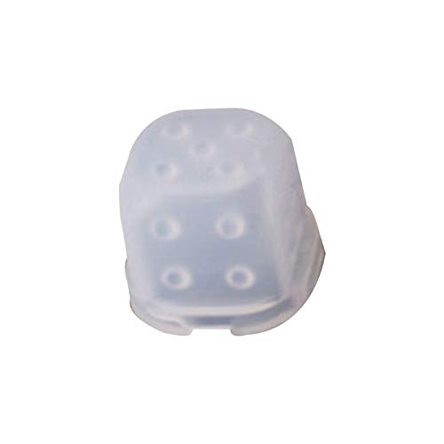 Luluspace DIY Crystal Epoxy Mold Dice Fillet Shape Multi-spec Digital Game Silicone Mould