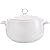 Hgjgwqh White Ceramic Round Tureen, Ceramic Soup Bowl with Lid Heat-Resistant Premium Ceramic Bowls Lid Cooking Soup for Home Kitchen Restaurant Decoration, Porcelain Serving Tureens,3L
