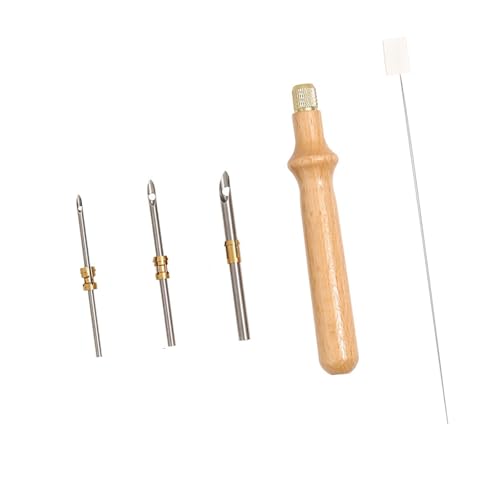 Punched Needle Tool Set Adjustable Embroidery Punched Needle Embroidery Pen Sewing Accessories for Craft Hobbyists