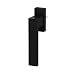 Produktbild Design Aluminium Fenstergriff - pulverbeschichtet, Stiftlänge:45mm, Farbe:Schwarz matt RAL 9005