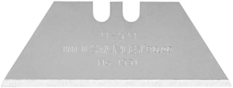 Stanley 1991B Knife Blades Yellow Dispenser of 10 STA211911, Silver
