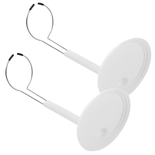 CORHAD 2sets Portable White Doll Stand Base Holder Doll Carrier Toy Display Rack Sturdy Storage Rack 2pcs*2