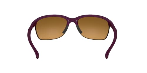 Oakley Woman Sunglasses Raspberry Spritzer Frame, Brown Gradient Polarized Lenses, 65MM4
