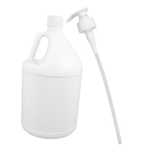 Sosoport Plastica Con Contenitore Vuoto Per Alimenti Riutilizzabile Erogatore Pompa Per Shampoo e Balsamo Design Bianco Pulito e Semplice