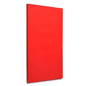 AMSSKAR 1000mm X 500mm X 50mm, Fabric Wrapped Acoustic Sound Absorbing Panel, Fire & Moisture Proof with 10 Years Long Durability, WPC Material (Interior) NRC >0.90~0.05 (Cherry Red)