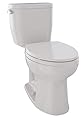 TOTO CST244EF#12 Entrada Two-Piece Elongated 1.28 GPF Universal Height Toilet, Sedona Beige