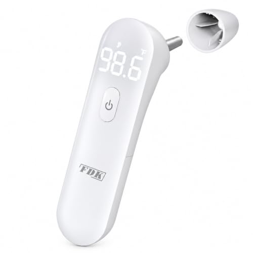 FDK LED 1-Second Ear and Forehead Digital Infrared Thermometer Silent Mode