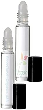 Set of 2x .33oz Roll On Bottles: White Magnolia Perfume (Phthalate Free & Vegan) Made in USA