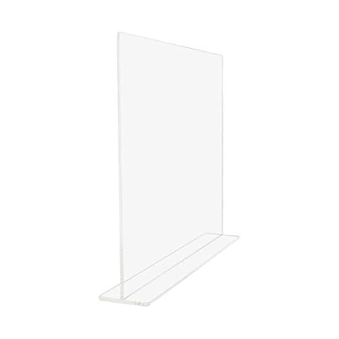SOURCEONE.ORG Premium Clear Acrylic Splash Guard Counter Top Protector (Flat Top) Cover