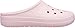 Crocs Unisex-Adult Classic Low Profile Lightweight Slip-On Clogs, Pink Milk, Womens 8, Mens 6, Medium