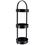 DESSERTE METAL RONDE 3 NIVEAUX - NOIR