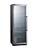 Summit Appliance SCR1401LHCSS Full-Size Commercial Beverage Center with Left Hand Door, Stainless Steel Interior, Frost-Free Operation, Self-Closing Glass Door, Lock and Stainless Steel Cabinet