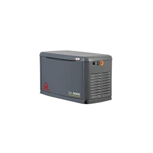 Pramac GA8000 - Generador de corriente, grupo electrógeno supersilencioso a gas o GLP monofásico con avr 8 kva 6,4 kW
